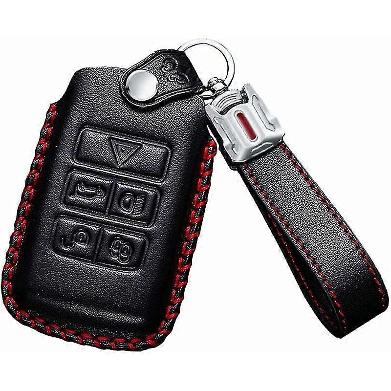 Leather car key shell (style A, black)