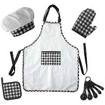 1 Set di Kit Da Cucina Per Bambini Kit Da Cucina Per Bambini Grembiule Da Cucina Grembiule Da Cucina Per Bambini