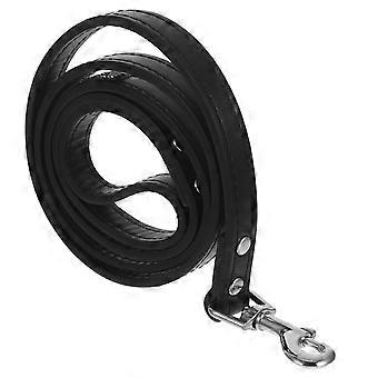 Wasser-Leash PU-Hundeleine für das Training kleiner Hunde, Schwarz