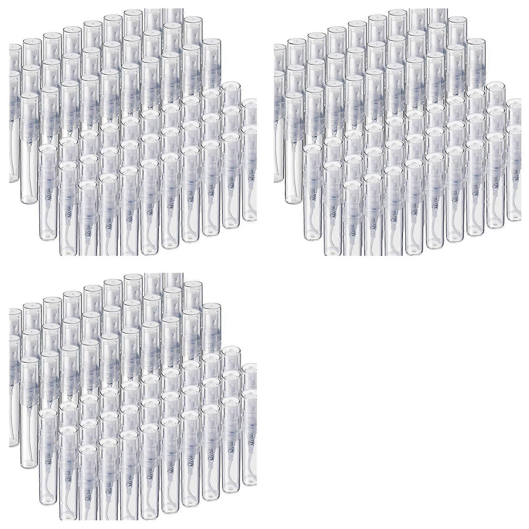 180PCS Mini Sprays Bottle, 3ml 5ml Mini Clear Plastic Sprays Bottle Empty Small Empty Sample Containers Bottle