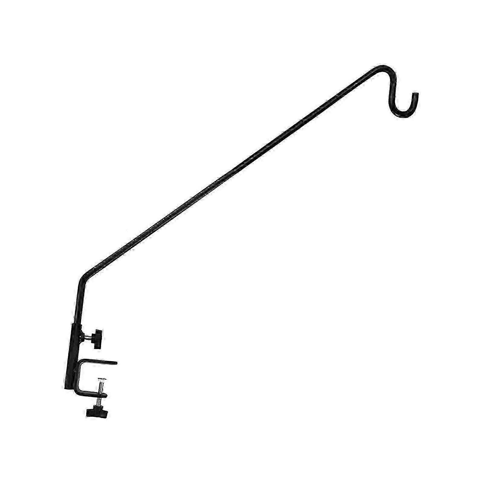 Deck Hooks Hanger compatible with Railing, Hanging Bird Feeder, Multifunctional, Adjustable, Solid Metal Rod compatible with Bird Feeder, Lantern,