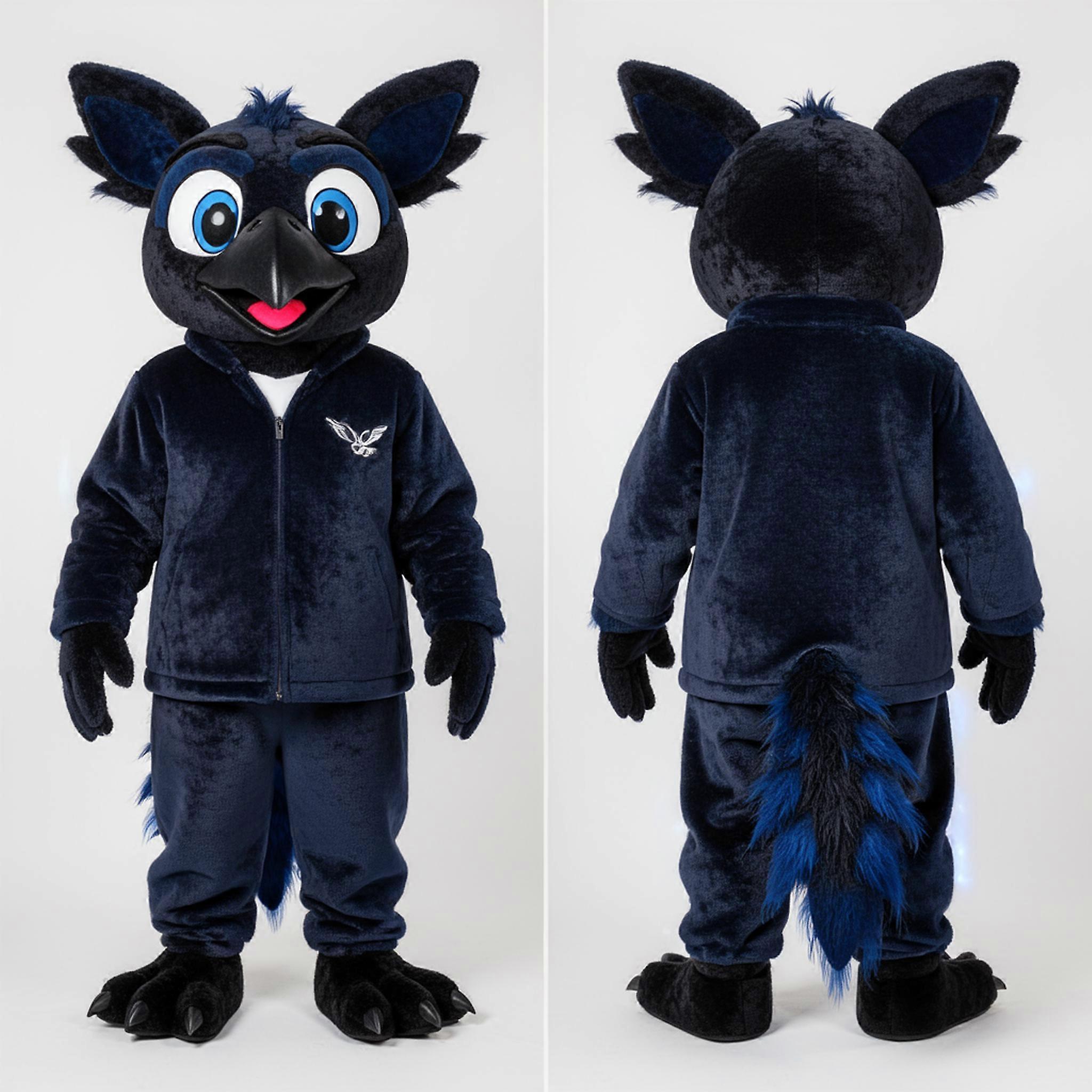 MASTICOT Navy Midnight Crow Mascot
