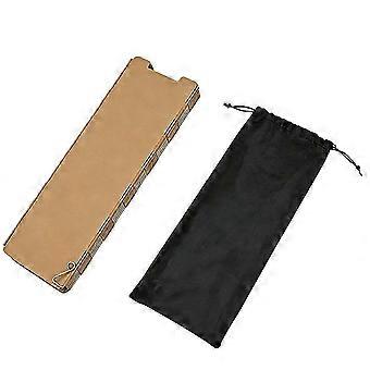 Foldable 10-Panel Camping Gas Stove Windscreen:Steel Wind Shield compatible with Butane Canister Stoves Outdoor Cook Accessory