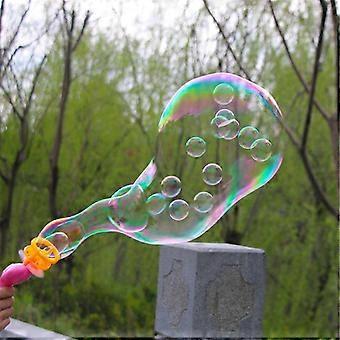 Bubble Blower Fan Machine 3-in-1 Portable Bubble Gun for Kids Summer Outdoor Water Toy