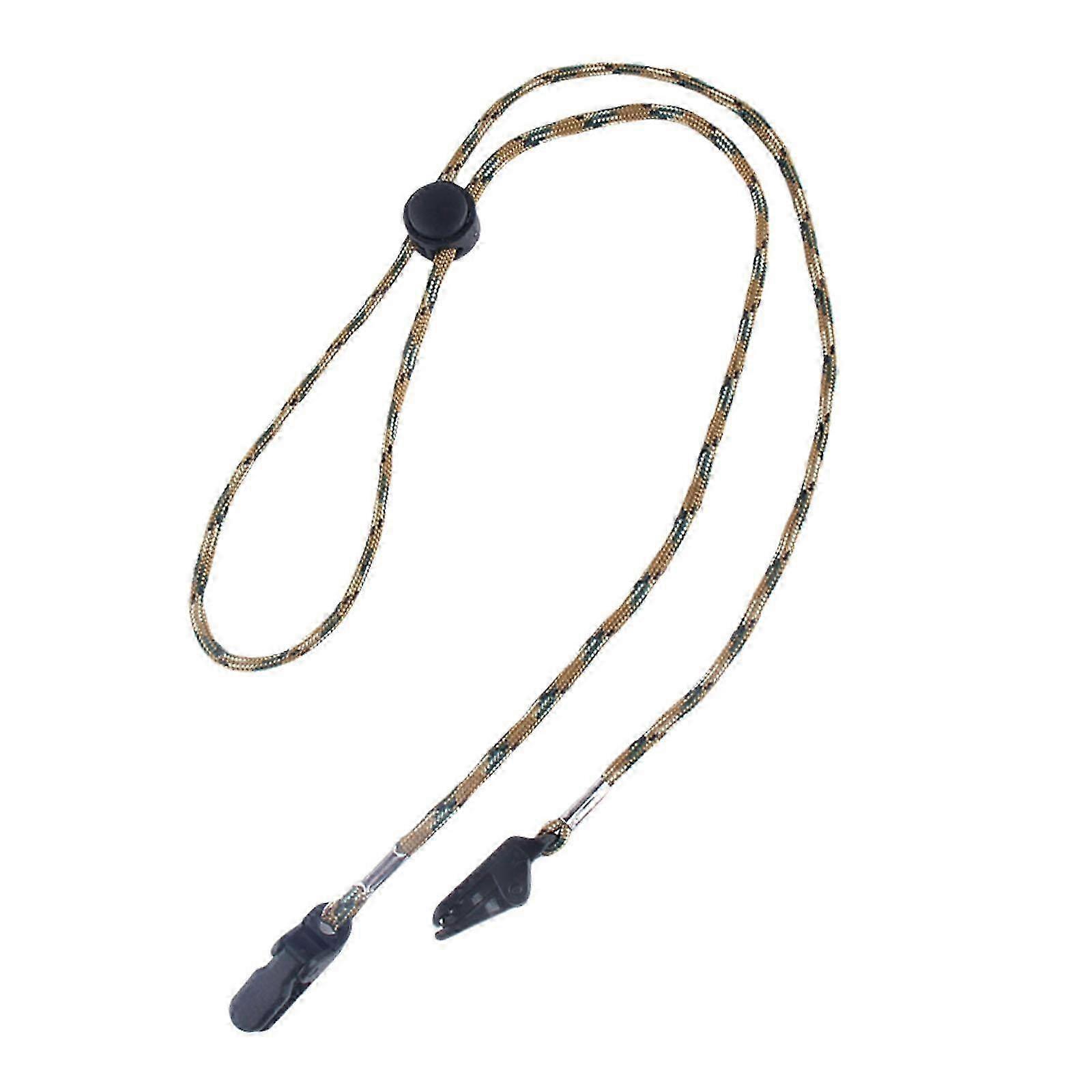 Hat Strap Clip Adjustable Polyester 80cm (31.5in) Foldable Windproof for Hats