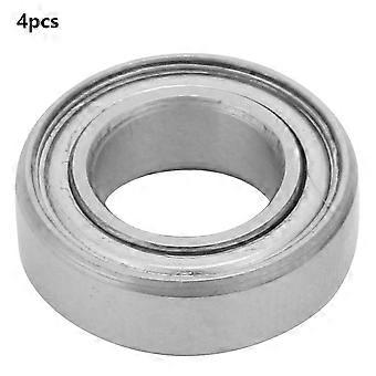 4 stk rustfrit stål kuglelejer metalafskærmet SMR137ZZ 7 * 13 * 4mm