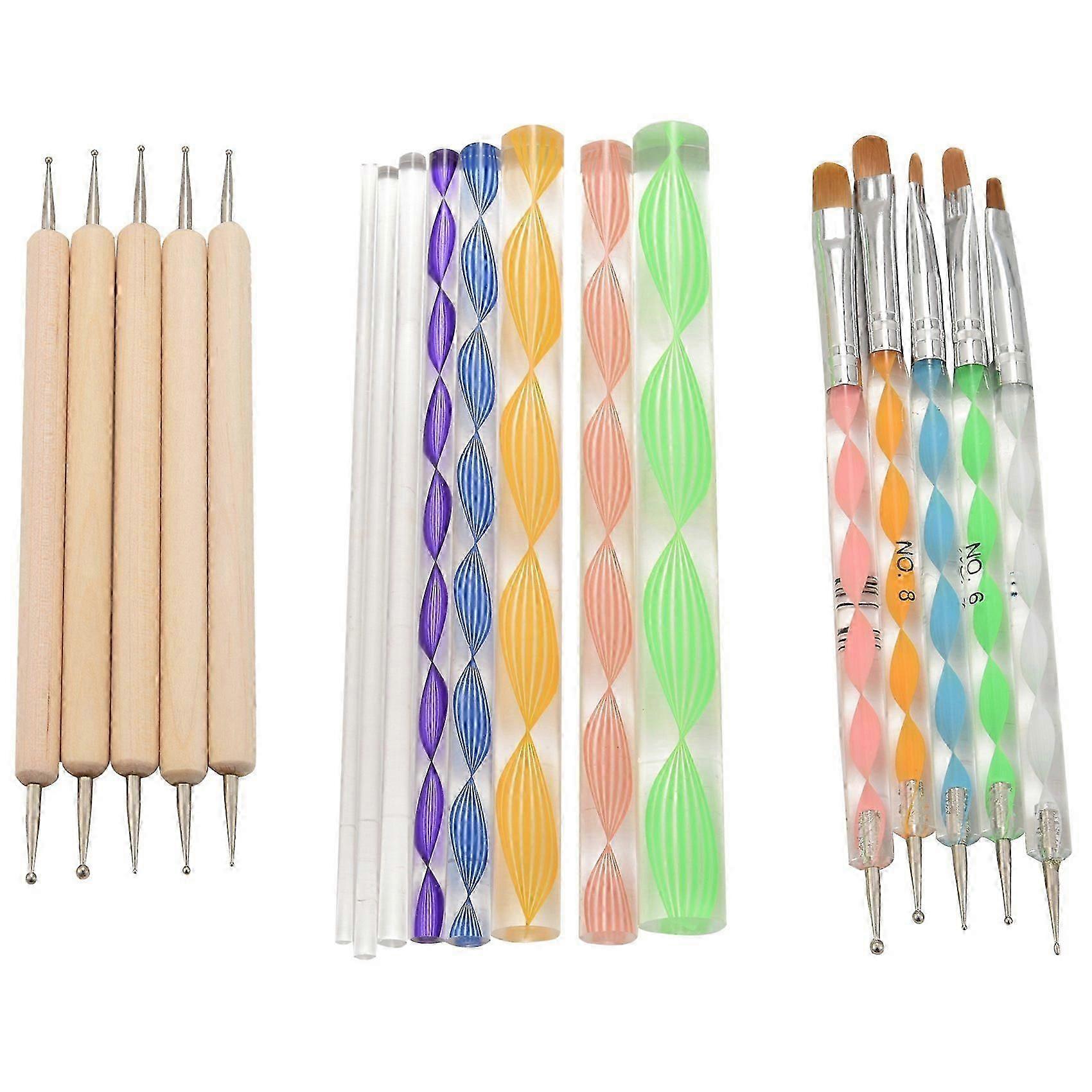 18PCS Mandala Dotting Tools Set Embossing Stylus Large Dotting Rods
