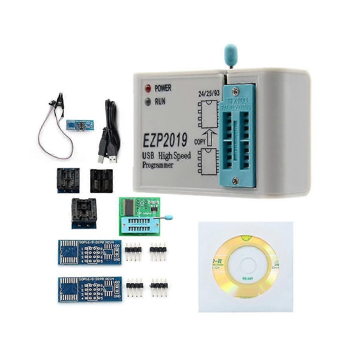 Ezp2019 Usb High-speed Spi Programmer Usb Spi Flash Programmer Support 24 25 93 Eeprom 25 Flash Bio