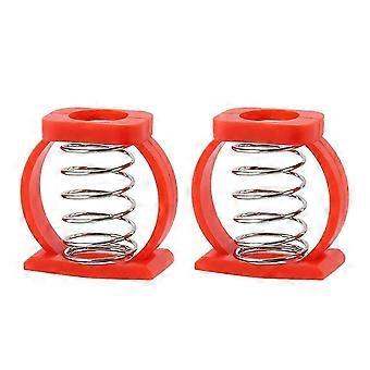 C Buckle Springs Bicycle Hinge Clip Bicycle Limit Hinge Clamp Compatible with Folding Bike Accessories Red