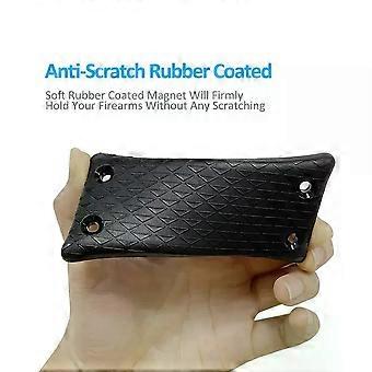 50lbs Gun Magnet Mount Rubber Coated Fits Handguns Airguns Rifle Holder Magnetic Mount Holster