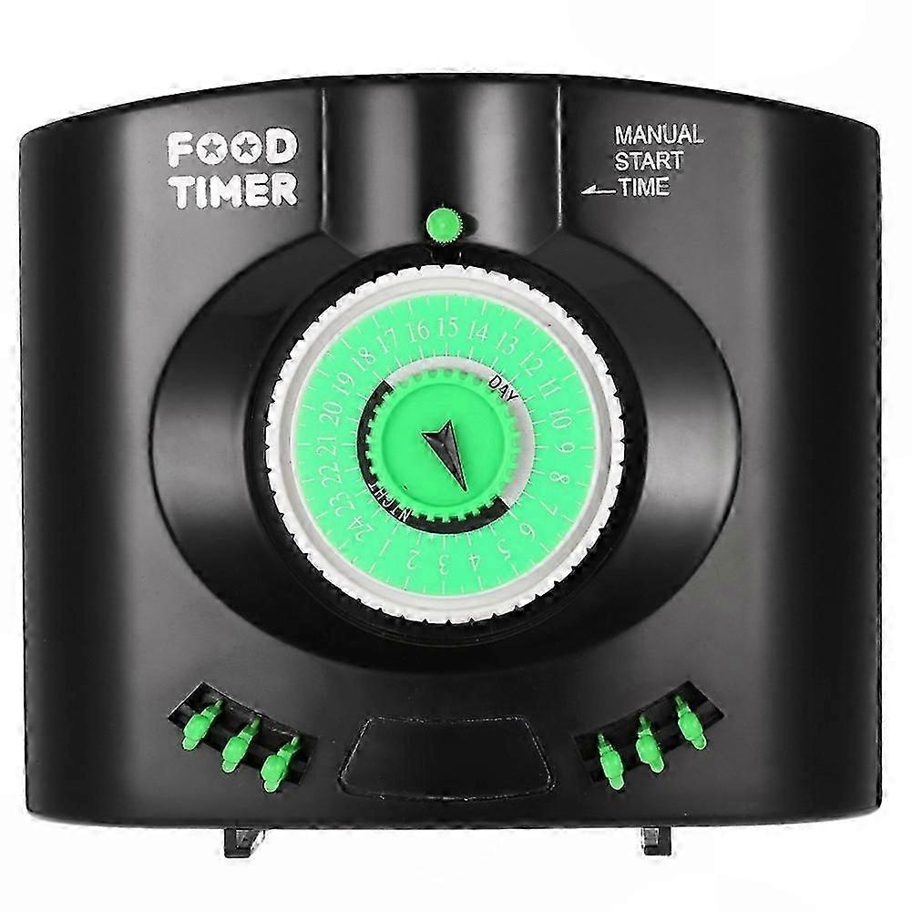Home Use Automatic Aquarium Fish Feeder Timer - Wall Mounted, Battery Operated