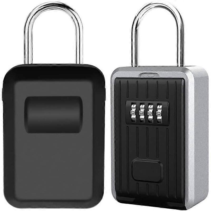Barsinfi Secure Key Box Wall Mount Key Box, Extra Large Lock Box External