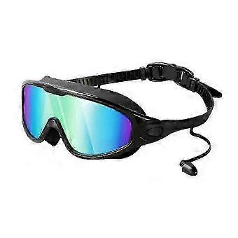 R9 Warddefend Anti Fog Swim Goggles, Wide View UV Protection No Leak Swimming Goggles compatible with Adults & Kids