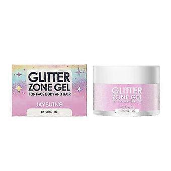 Neon Red Glitter Gel, 1Pc 30g Body Glitter Gel for Party Carnival Face and Body Makeup