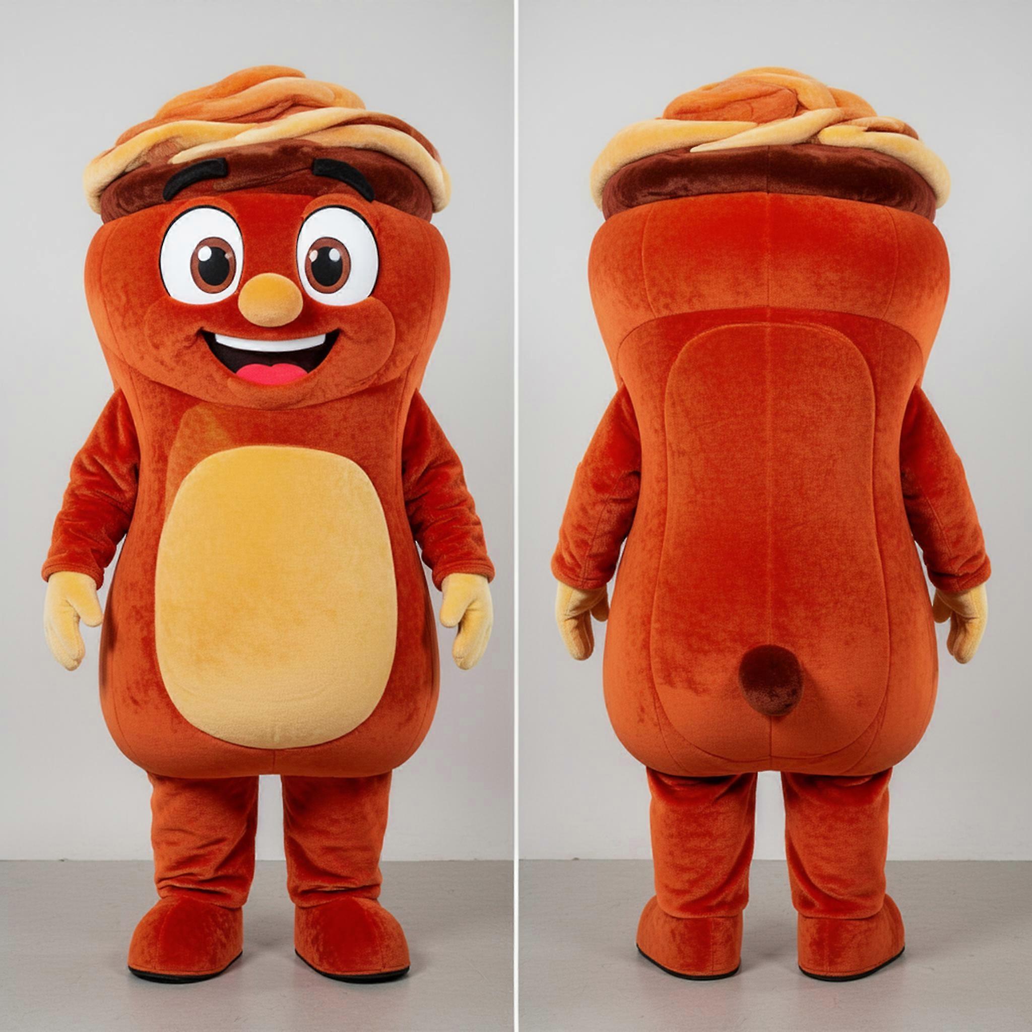 MASTICOT Rust Brown Velvety Moussaka Mascot