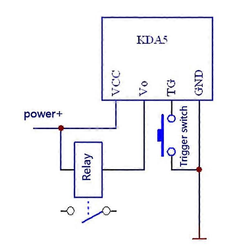 Bistable Flip-Flop Latch Switch Circuit Module Button Trigger Power-Off Memory