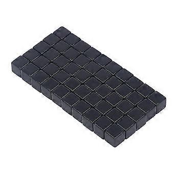 Hard, square, smooth dice (50 pieces). Small. Writable and erasable. compatible with board games, digital learning, and intelligence.