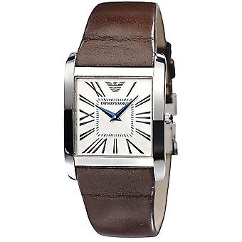 Emporio armani super slim watch for Women Analog Quartz with AR2009 Synthetic Leather Bracelet