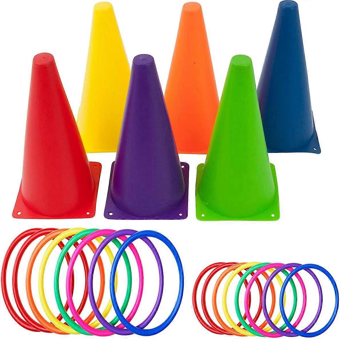 Brightly Colored, Safe, Durable Training Cones