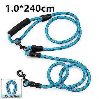 Correa reflectante ajustable para perros con manos libres