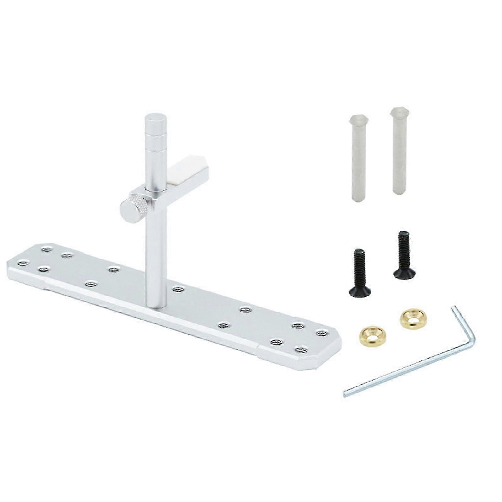 Aluminum adjustable graphics card bracket, suitable for any desktop computer configuration, graphics card bracket, GPU support, silver.