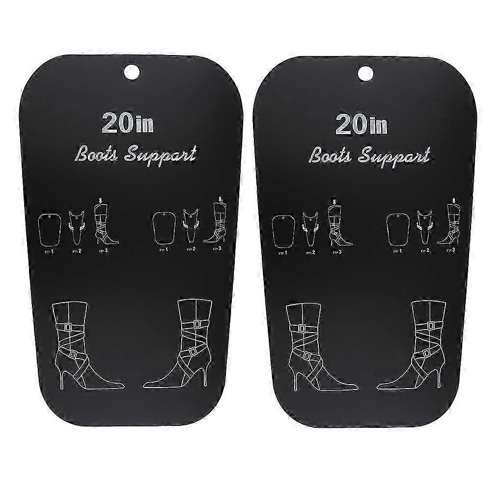 2 Pcs Plastic Boot Shaper Inserts, Adjustable Shoe Tree Supports