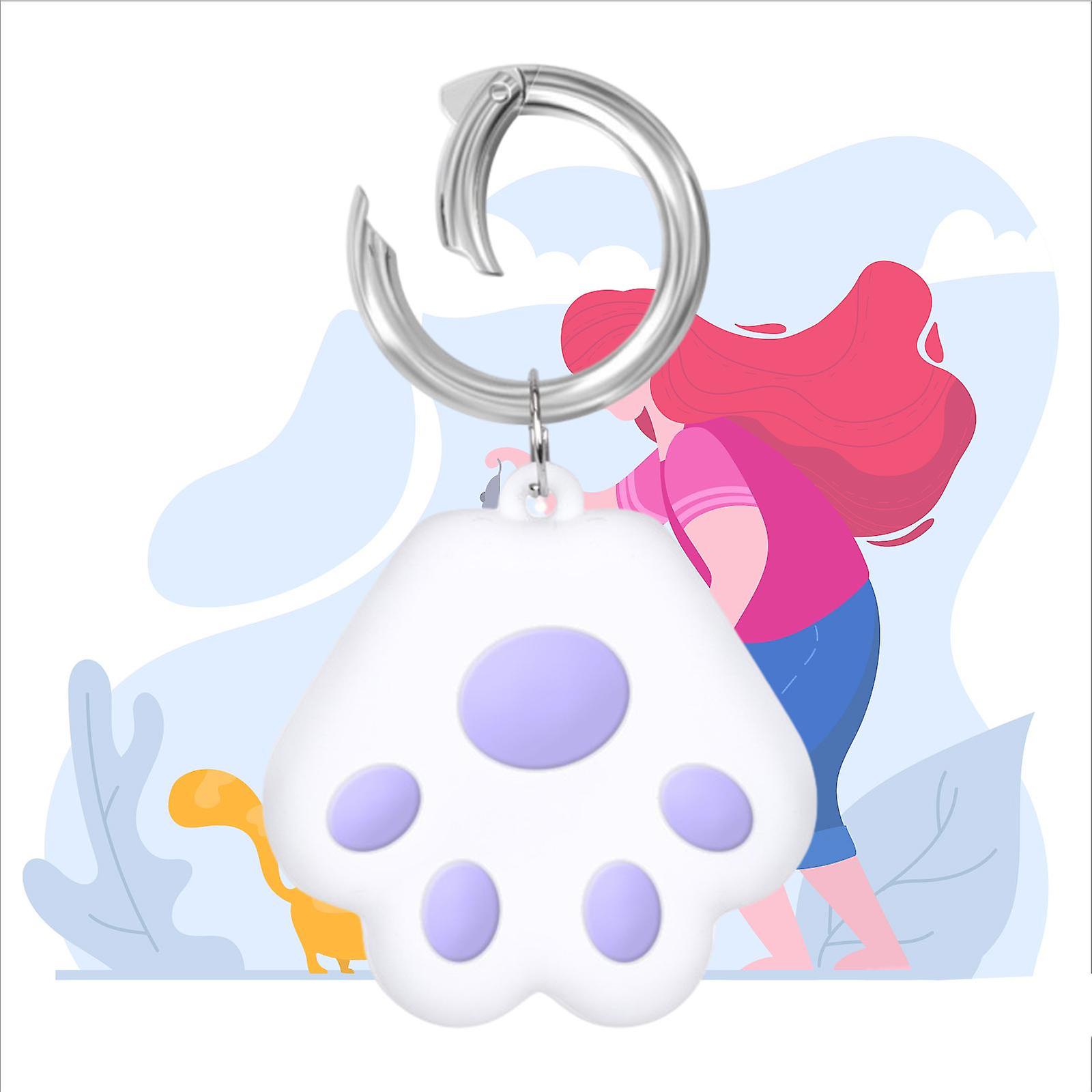 Linda capa de silicone compatível com maçã Roxo bonito