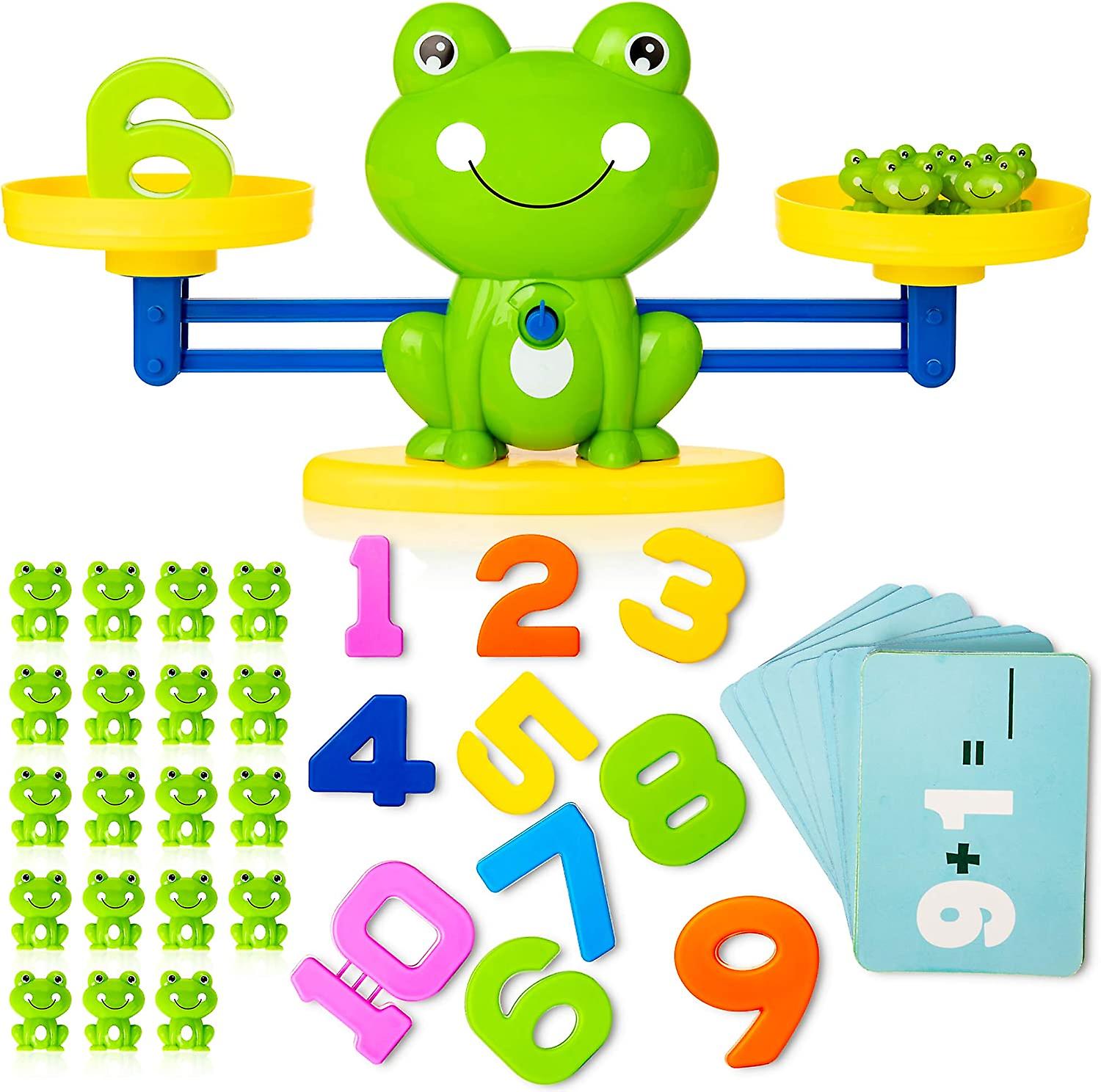 Counting Balance Toy For Toddlers, Frog Educational Toy Number Counting Scale For Teachers And Students,stem Learning Tool Math Game For Kids Gift Age
