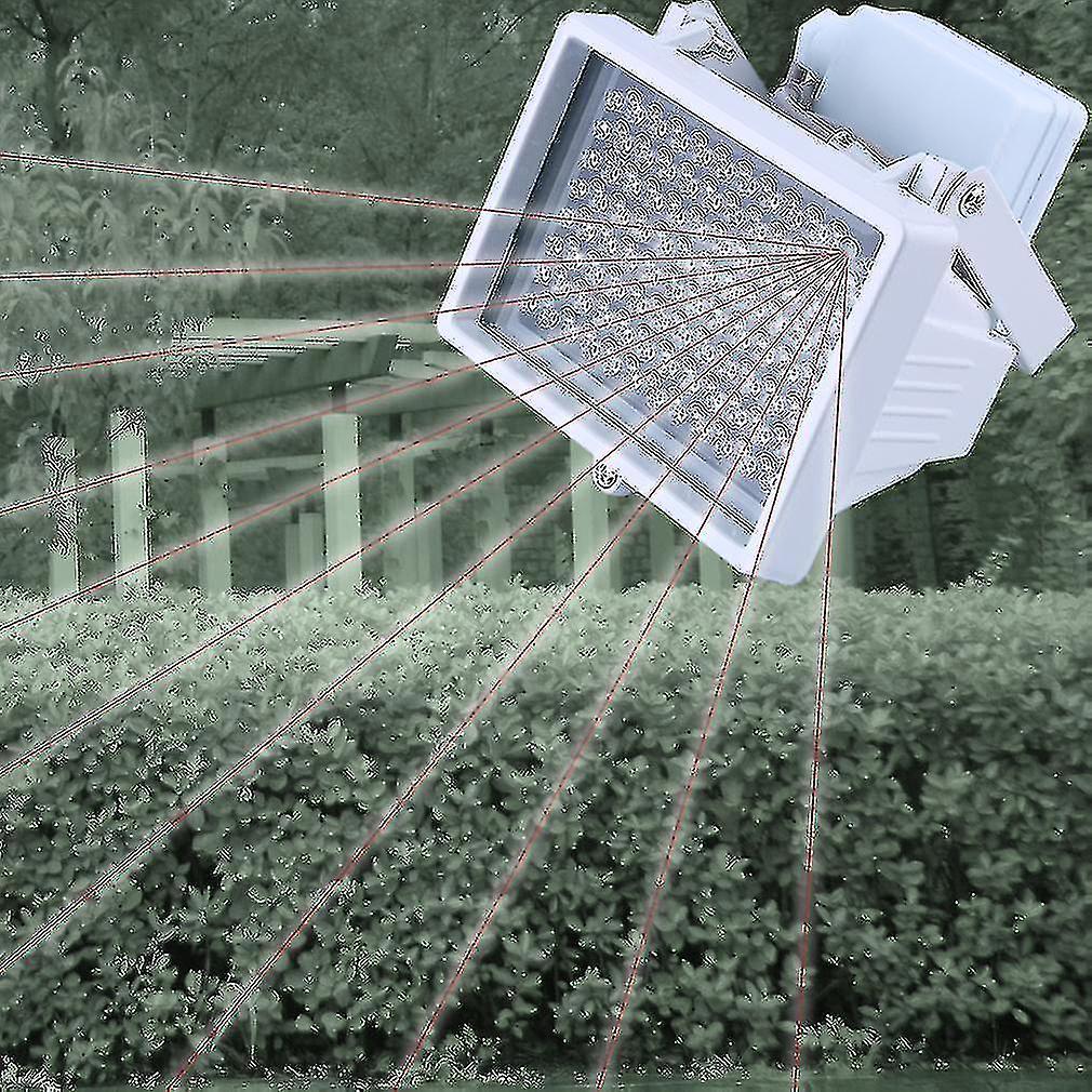 Lampada universale a infrarossi a luce infrarossi a visione notturna a 96 led per telecamera cctv