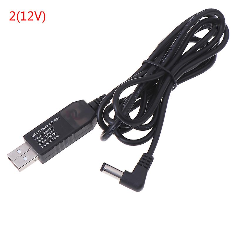 USB Dc 5v a Dc 9v 12v Step Up Cable 2.1x5.5mm Jack Conector Cable convertidor