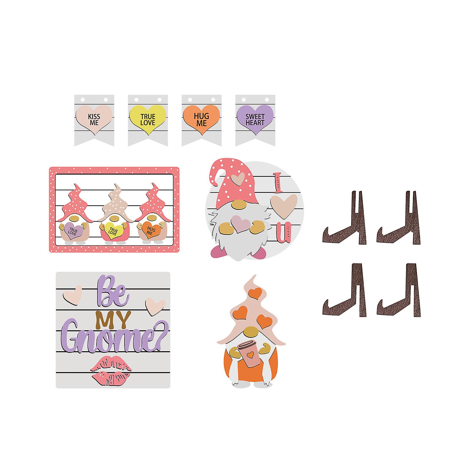 Lovely Layered Pallet Decor Set Dirty-resistant And No-fading Decor Ideal Gift For Adult Toddler Kids