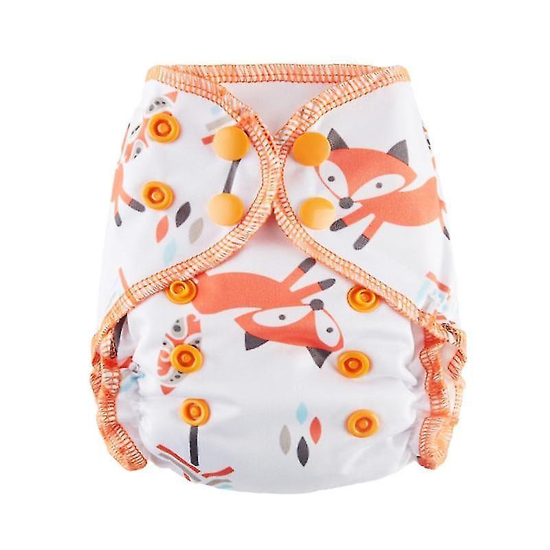 H Newborn Tiny Cotton Cloth Diaper Double Gussets Waterproof