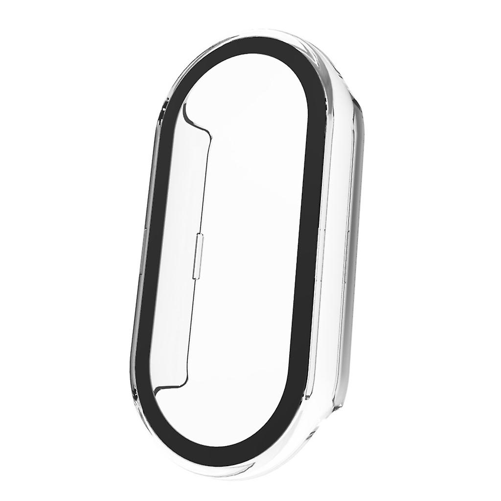 For Mi-Band 8 PC Screen Protector Tempered Film+Case All-inclusive Bumper-Shell