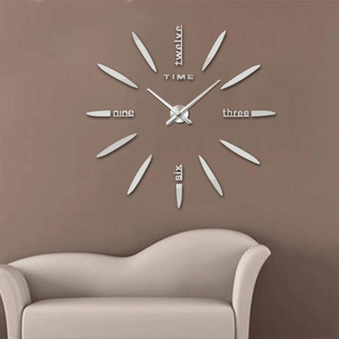 3D Acrylic DIY Living Room Wall Clock