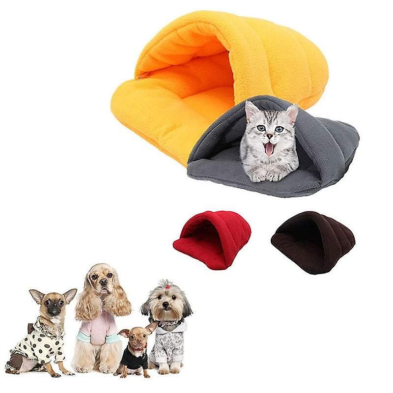 Soft Warm Cave Igloo For Small Dogs Or Cats Pet Beds
