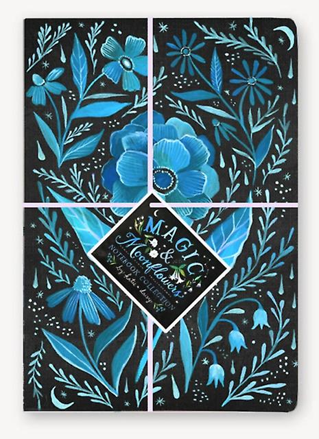مجموعة Magic Moonflowers Notebook Collection بواسطة Katie Daisy كتاب غلاف عادي