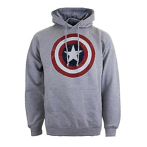 Captain America Mens Shield Hoodie