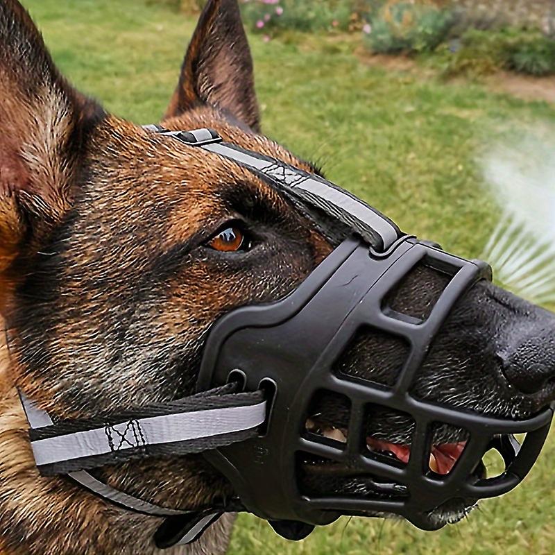 Keep Your Dog Safe And Secure With This Adjustable Breathable Dog Muzzle!