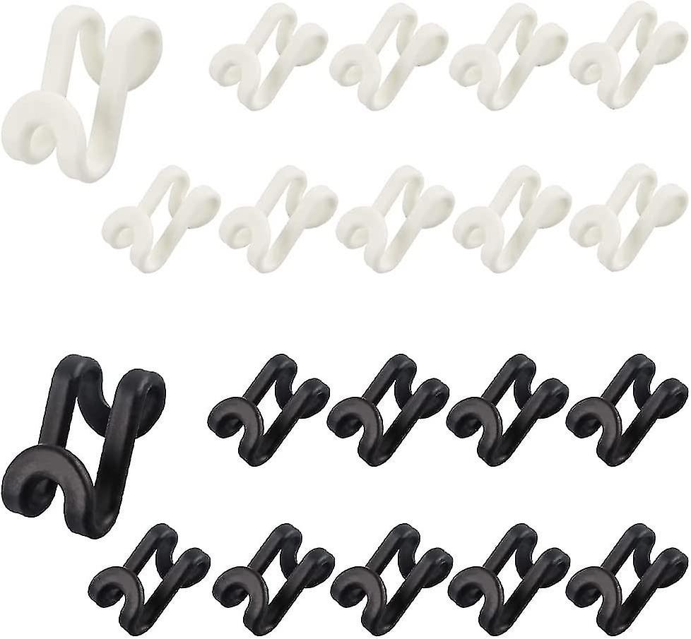Space Saving Hooks 40pcs Coat Hangers Hanging Hooks Mini Cascading Hangers Plastic Hangers Connectin