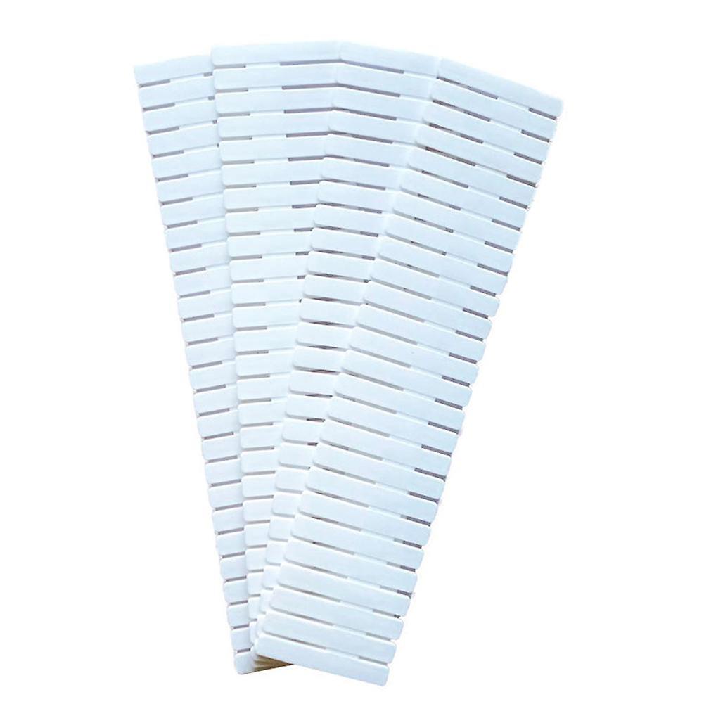 4Pcs DIY Plastic Drawer Separator Divider Partition Storage Organizer Clapboard