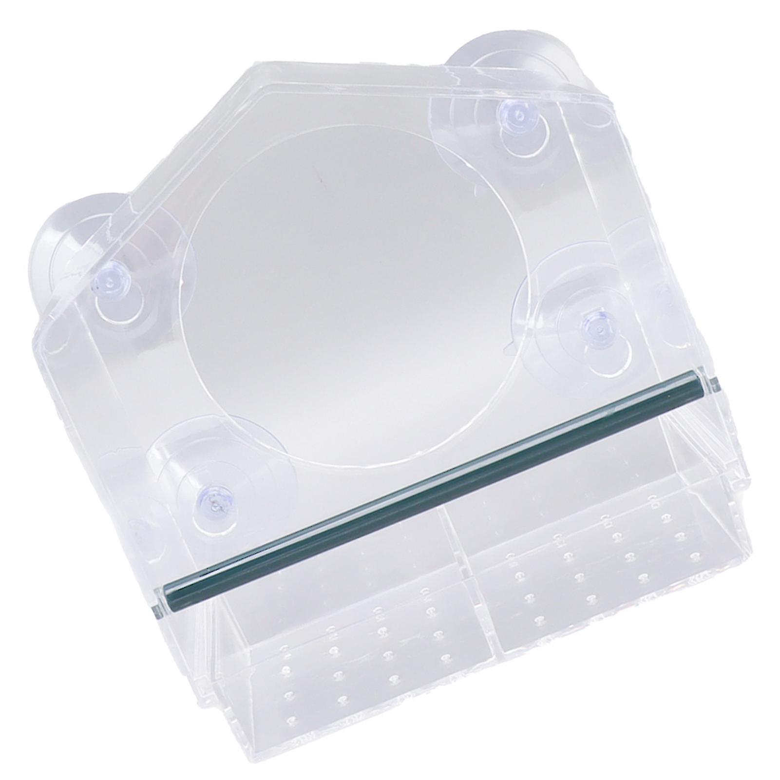 Clear Window Bird Feeder Window Bird Feeder Clear Sturdy Acrylic Window Bird House Feeder with 4 Suction Cups