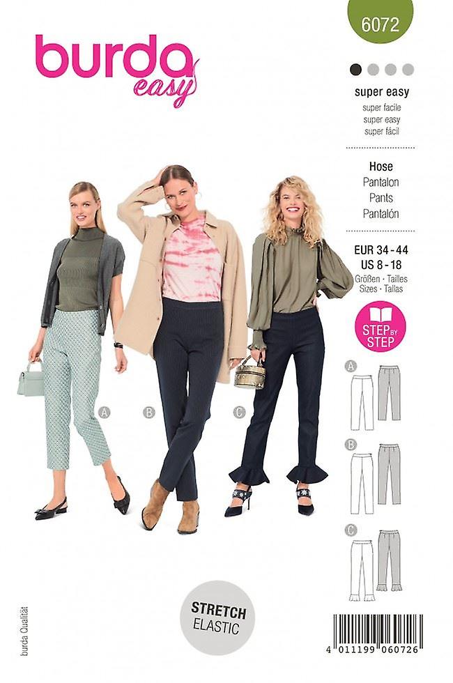 Burda Paper Sewing Pattern 6072