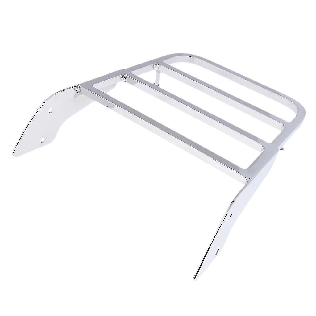 Fehling Sissy Bar aus Rohr Chrom mit Kissen und Gepäckträger für Honda VT 125 Shadow, (JC29/31) 1999-2007