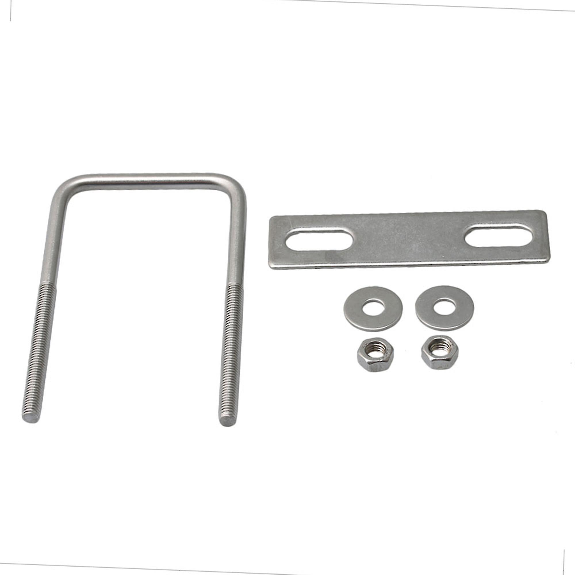 Nuts Bolts Stainless Steel U Shape Bolt M6 Thread With Nuts Washers For Pipe Fixing Ppm-2402