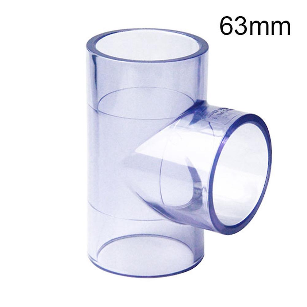 Tee Connector UPVC Tee Fitting Transparent Environmental Plastic Pipe Fittings