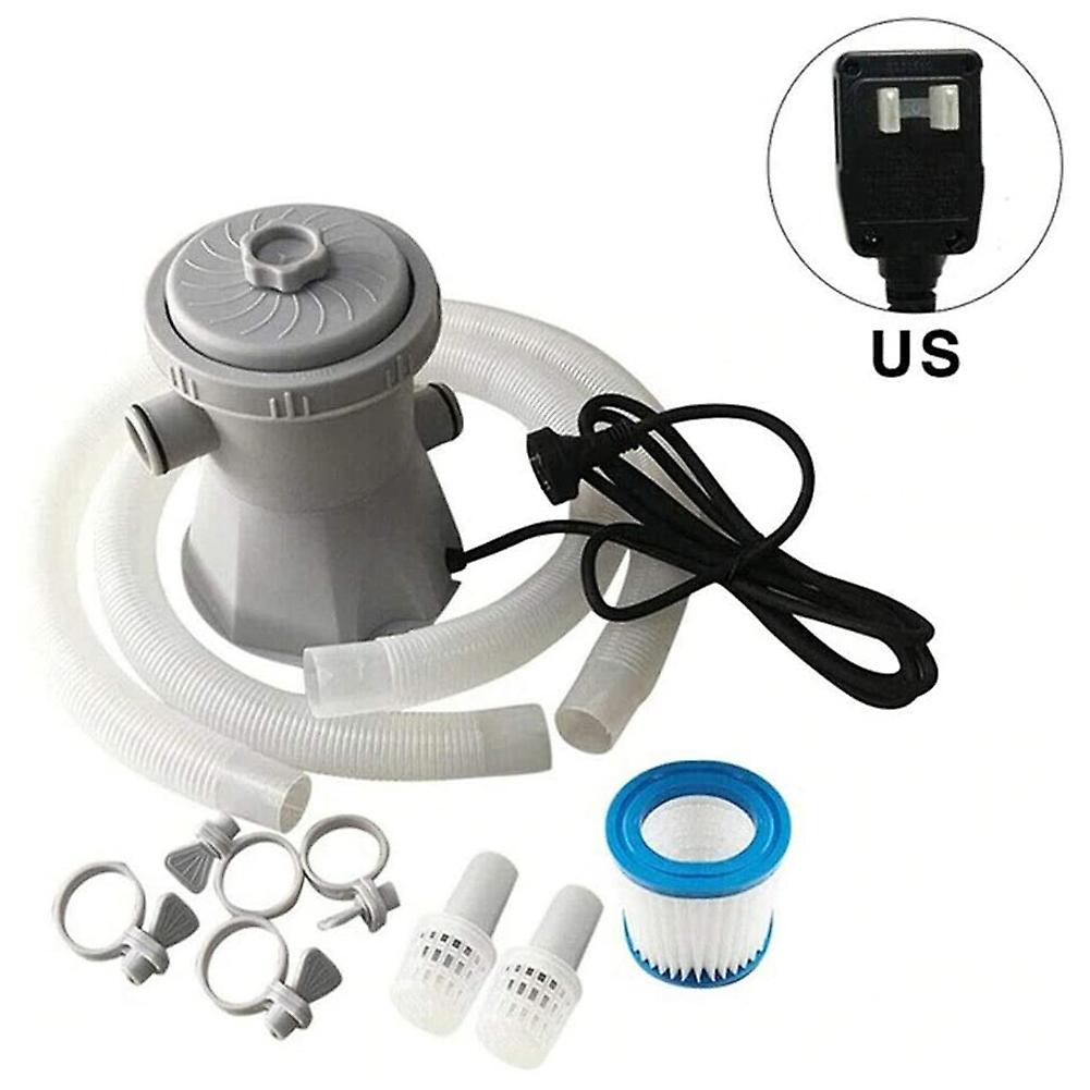 300-Gallon Filter Pump for Pools and Fish Ponds – 110V US Plug