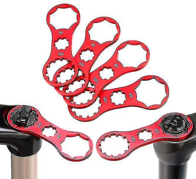 4pcs Bicycle Front Fork Removal Cap Bike Front For Removal Tool Front For Cap Wrench Bike Disassembl