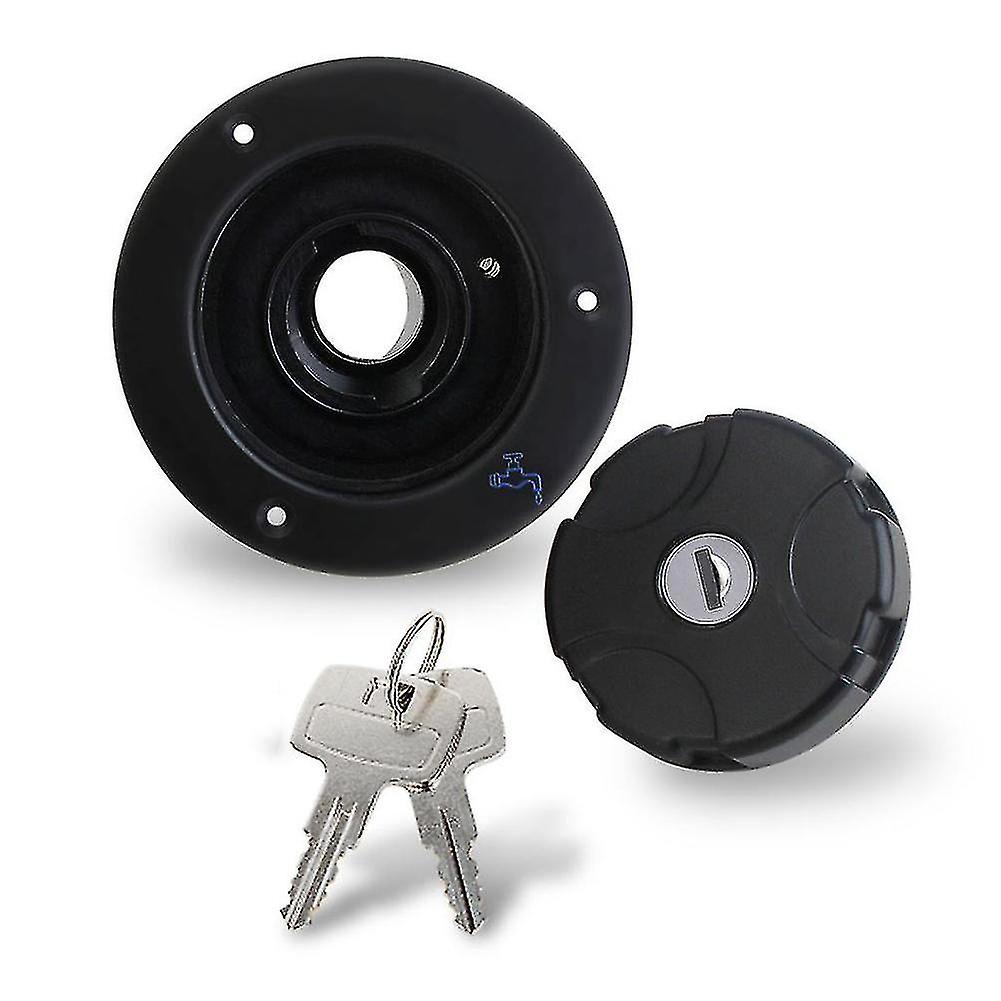 Rv Water Tank Cap, 1.27cm Fresh Water Filler Hatch Fill Water Tank For