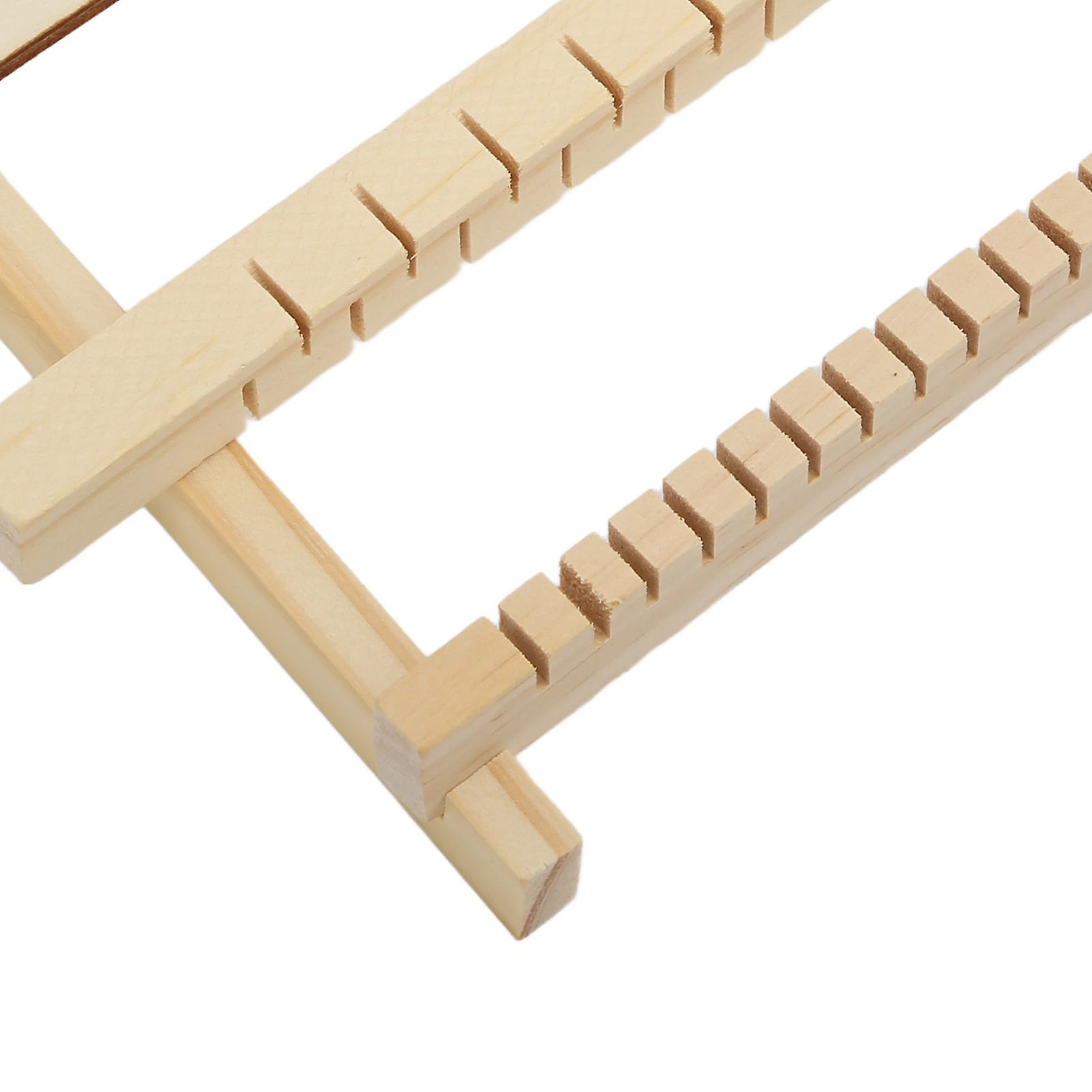 Hand Loom Smoothing Surfaces Safe Simple Operation Loom Knitting Machine for Weaving Tapestries Scarves for Kids