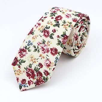 43 Styles 100% Cotton Men Floral Ties 6cm Narrow Slim Skinny Casual Suit Neckie for Wedding Party Shirt Accessories Cravat Gift